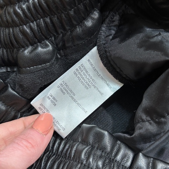 Tribal Black Track Pants with Elastic Waistband and Relaxed Fit - Picture 4 of 4